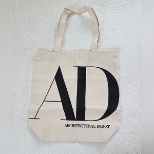 New!!! Architectural Digest Canvas Tote Bag